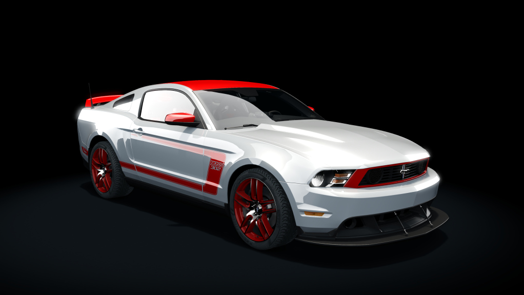 Ford Mustang Boss 302 Laguna Seca, skin 02_silver