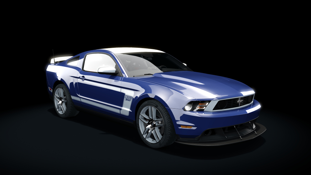 Ford Mustang Boss 302 Laguna Seca, skin kona_blue