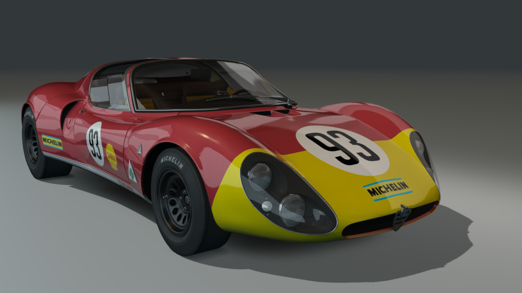 ACL GTC Alfa Romeo 33 Corsa Stradale, skin red_yellow_93