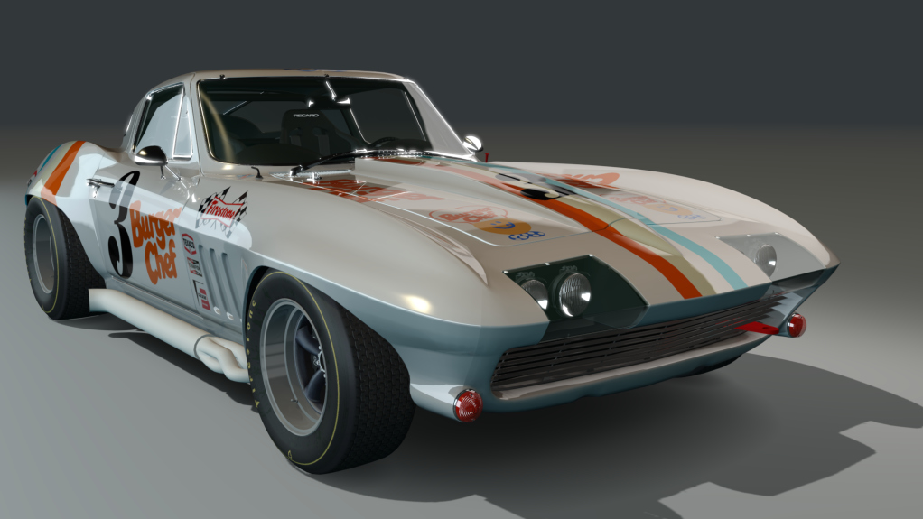 ACL GTC Corvette 1967, skin burgerchef