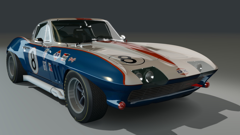 ACL GTC Corvette 1967, skin sunray_4k
