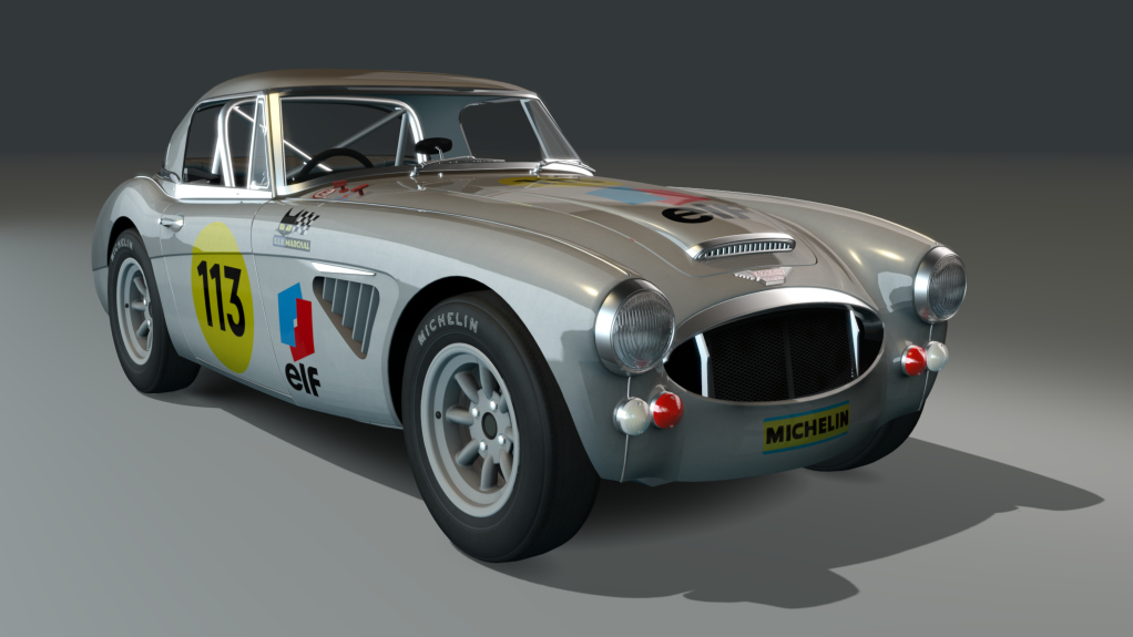 ACL GTC Healey 3000 Lightweight, skin silver113