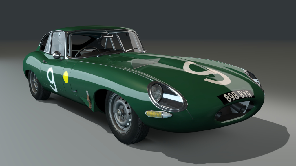 ACL GTC Jaguar E-type Le Mans, skin green9test