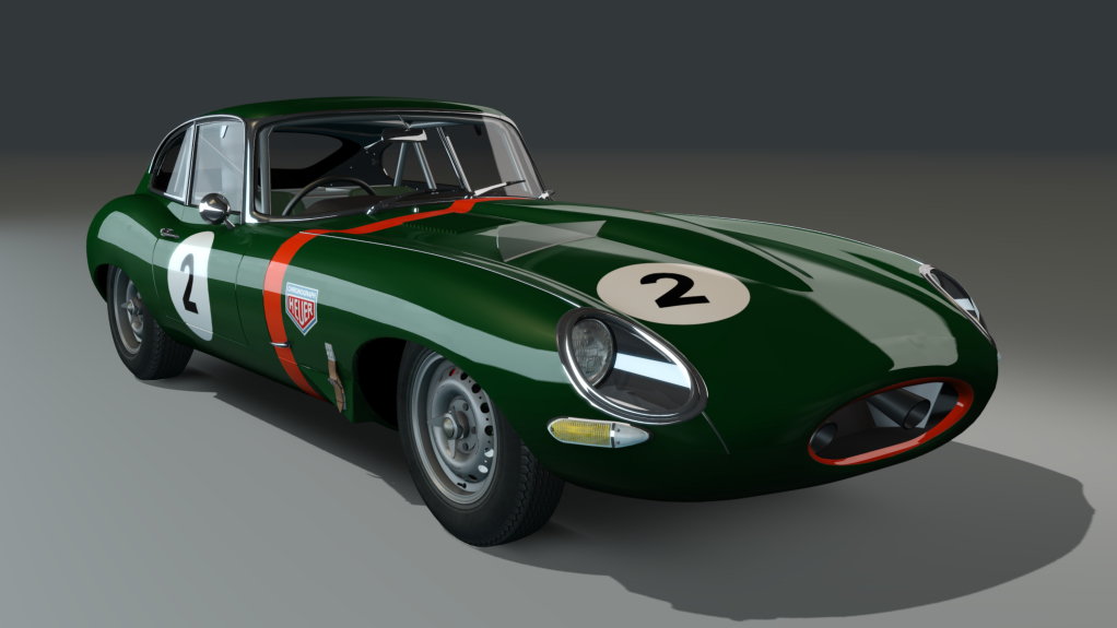 ACL GTC Jaguar E-type Le Mans, skin green_2