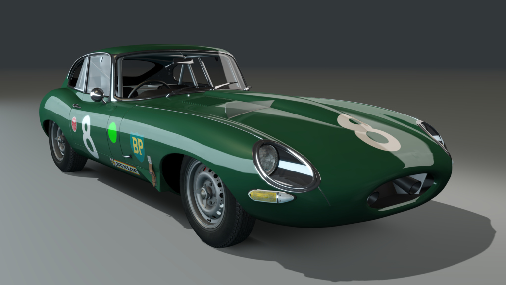 ACL GTC Jaguar E-type Le Mans, skin green_8