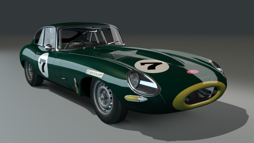 ACL GTC Jaguar E-type Le Mans, skin racing_green_7
