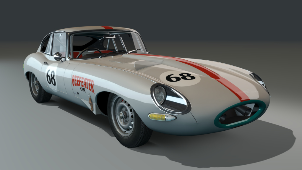 ACL GTC Jaguar E-type Le Mans, skin silver_68