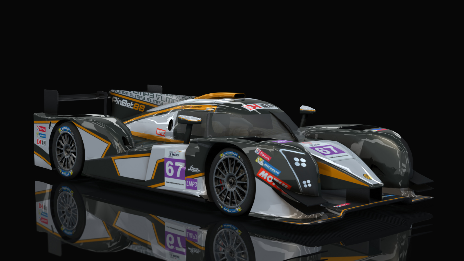 LMP3 Ginetta LMP3 Nissan, skin a67