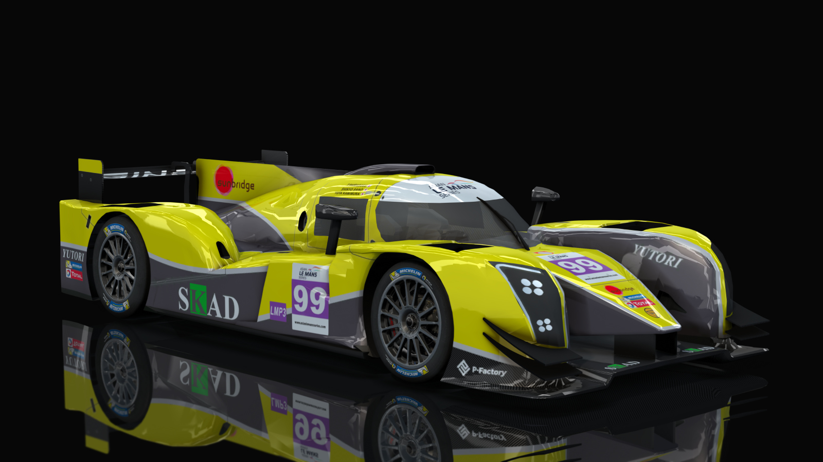 LMP3 Ginetta LMP3 Nissan, skin a99