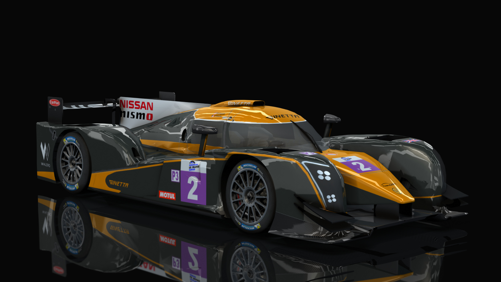 LMP3 Ginetta LMP3 Nissan, skin e02