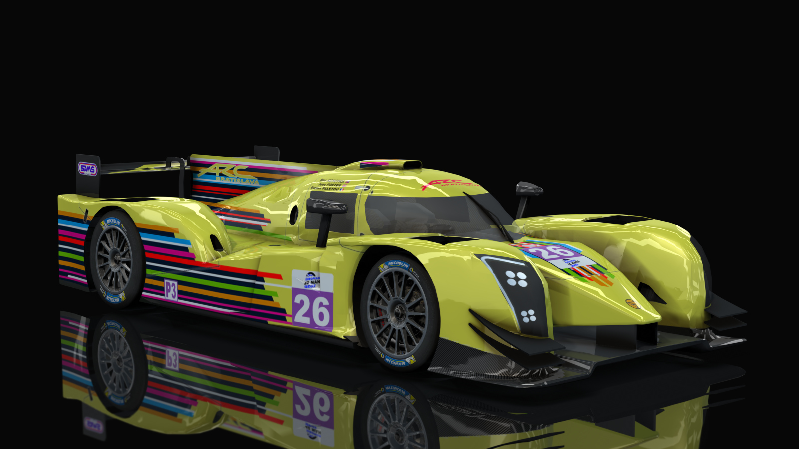 LMP3 Ginetta LMP3 Nissan, skin e26