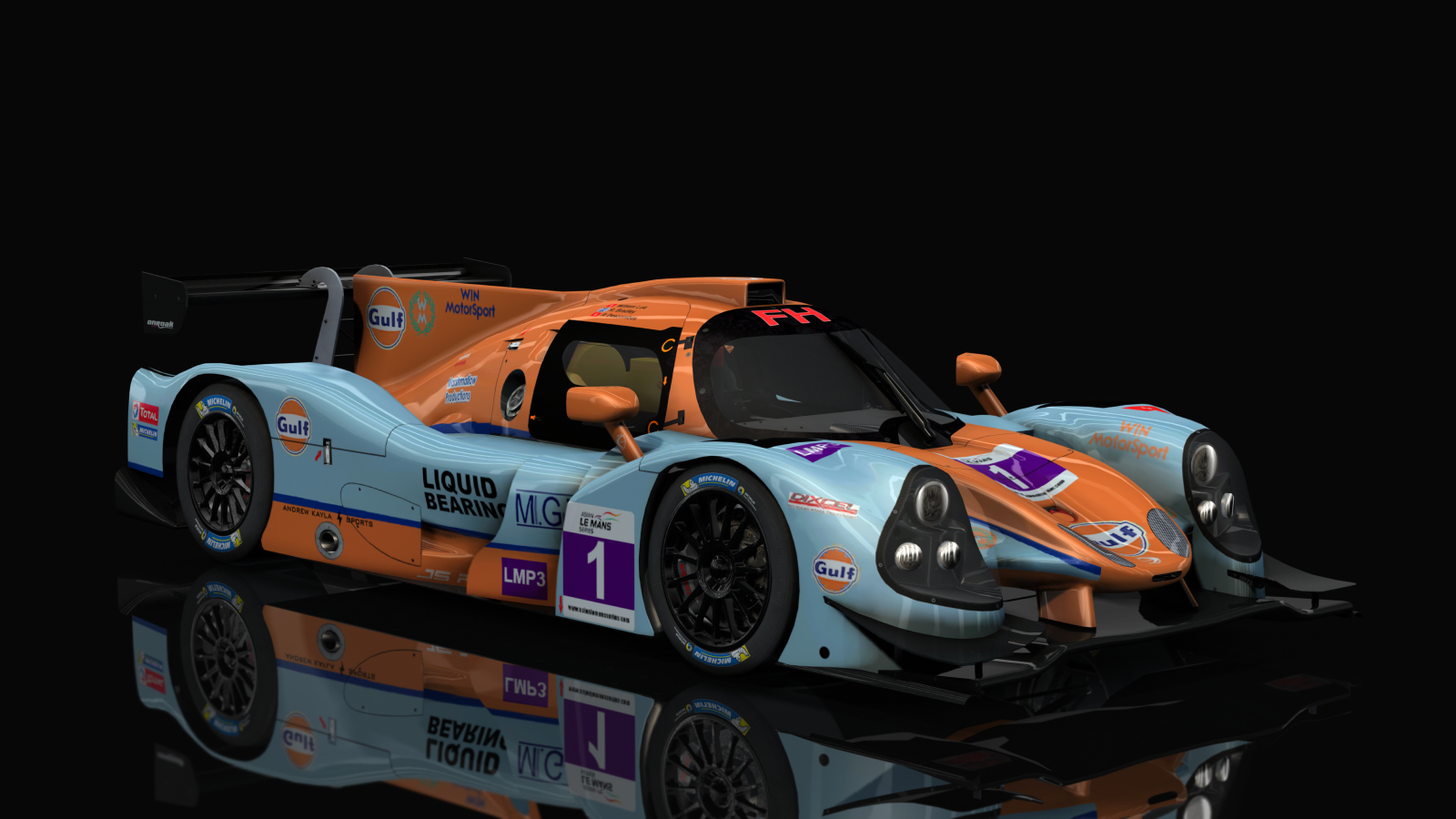 LMP3 Ligier JSP3 Nissan, skin 17001as