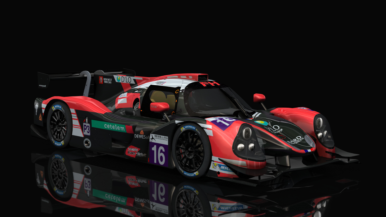 LMP3 Ligier JSP3 Nissan, skin 17016el