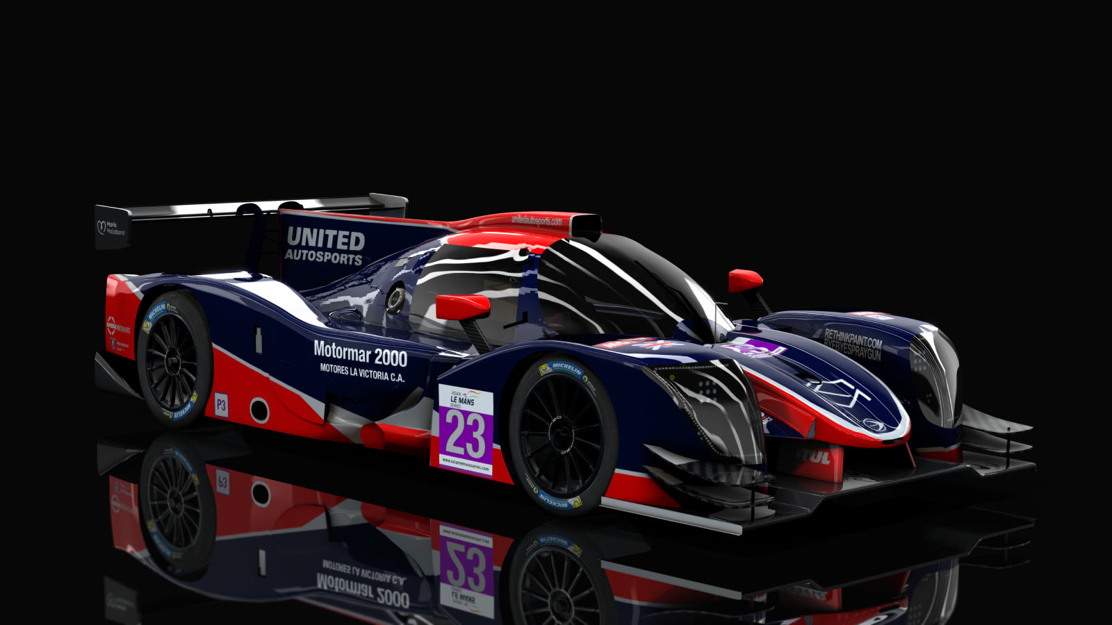 LMP-3 Ligier JSP320 Nissan, skin 2021_ALMS_23_United_Autosports