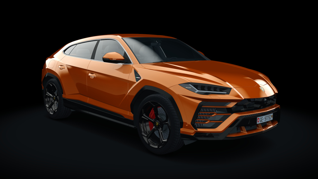 Lamborghini Urus, skin Orange