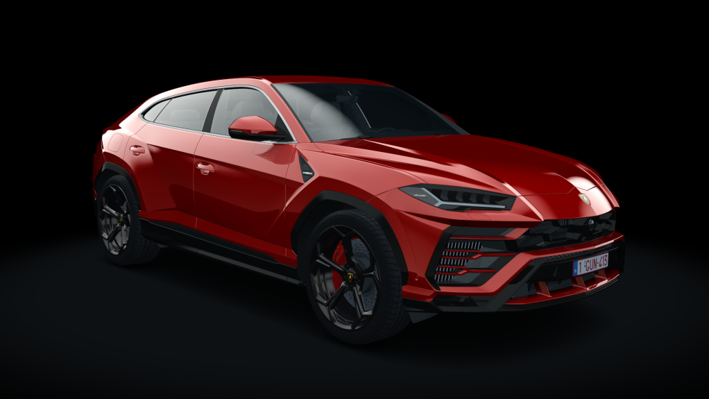 Lamborghini Urus, skin Red-Black