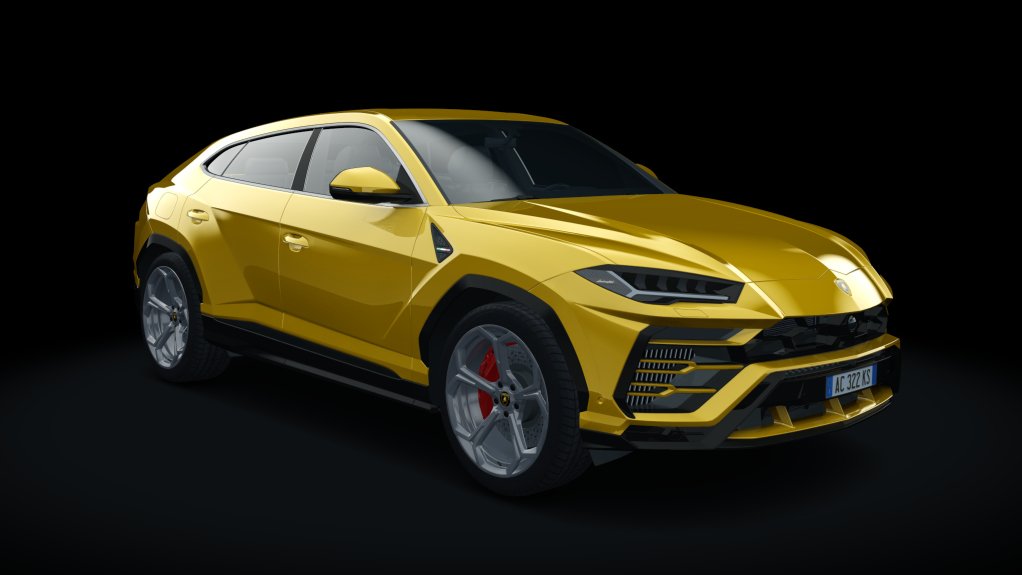 Lamborghini Urus, skin Yellow