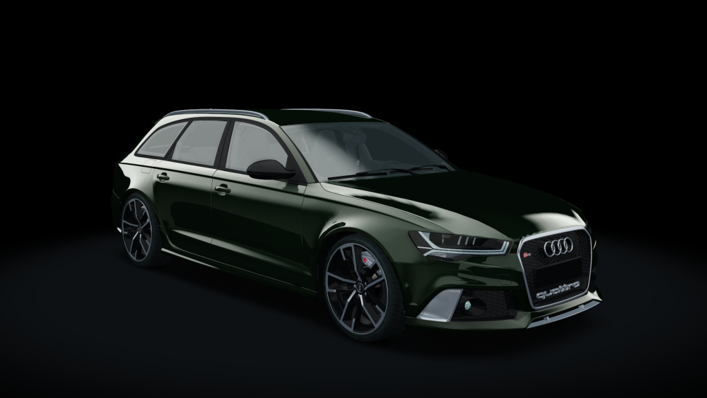 Audi RS6 C8 Avant, skin malachite_green