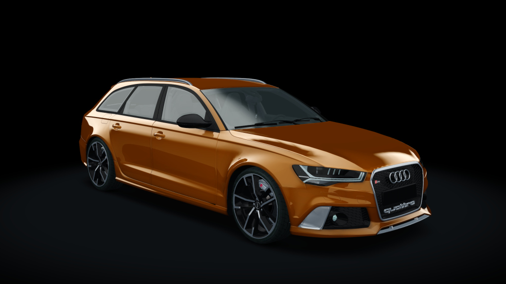 Audi RS6 C8 Avant, skin samoa_orange_metallic