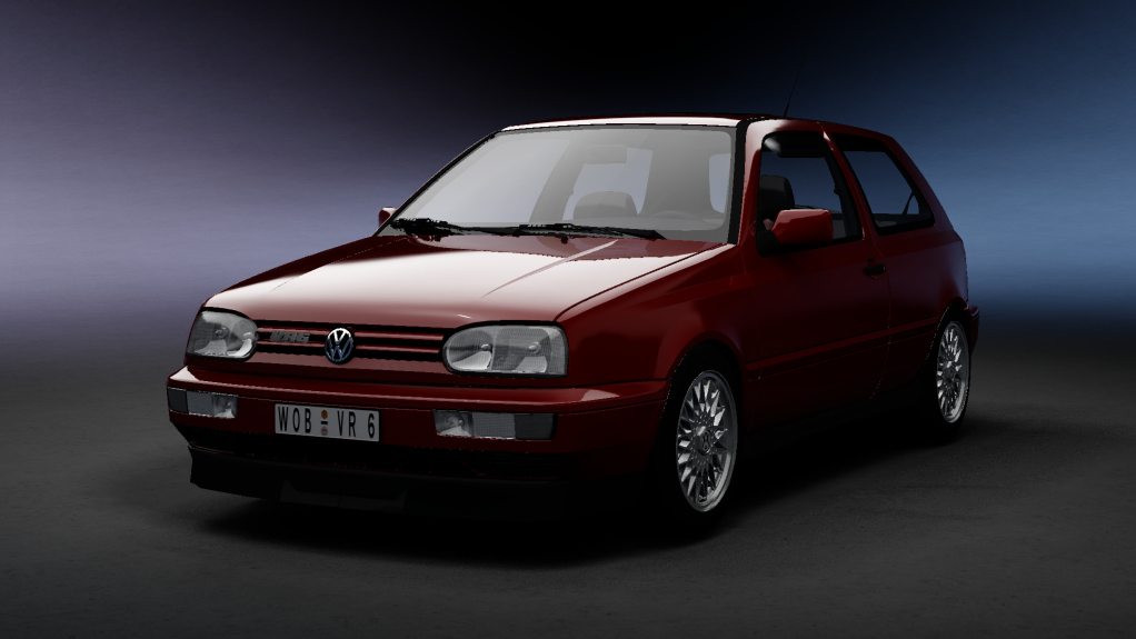 Volkswagen Golf III VR6 Syncro 947 ABV, skin Red