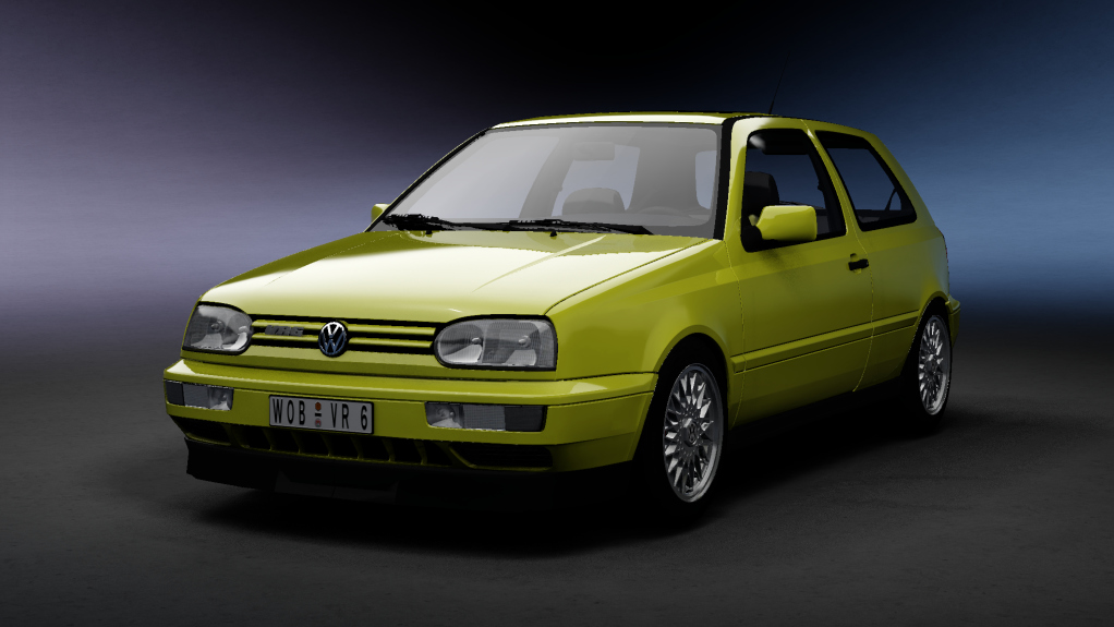 Volkswagen Golf III VR6 Syncro 947 ABV, skin Yellow