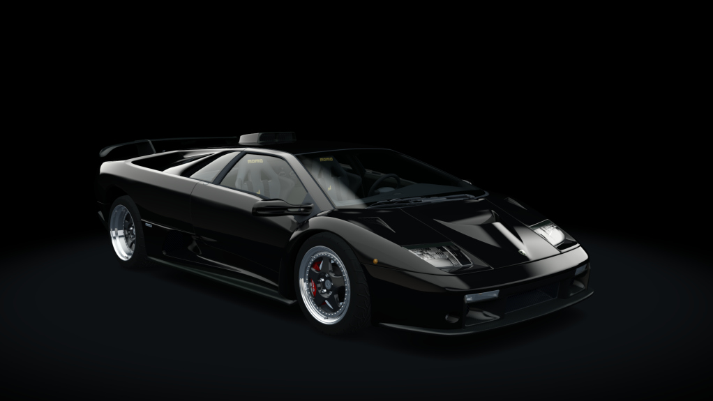 Lamborghini Diablo GT, skin black