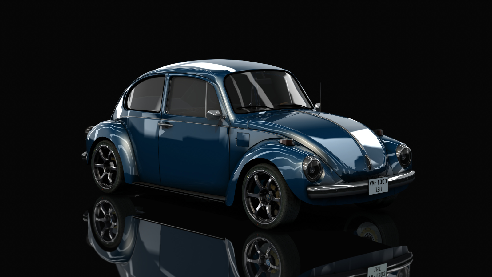 VW Beetle 1973 Sleeper, skin biscay_blue