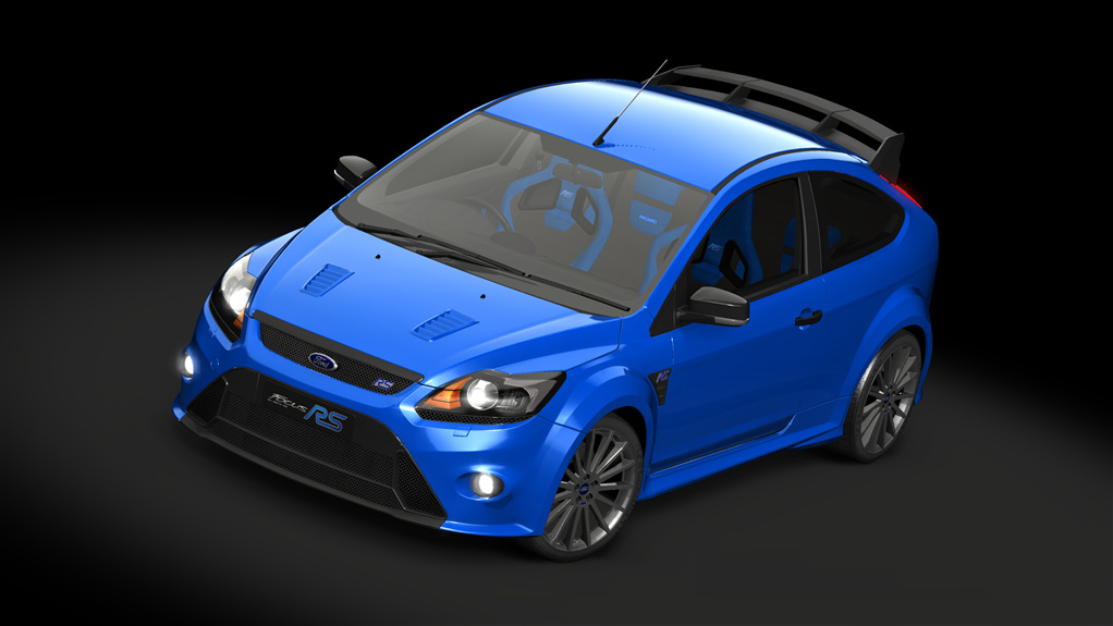 Ford Focus RS MK2, skin 03_Blue_electric