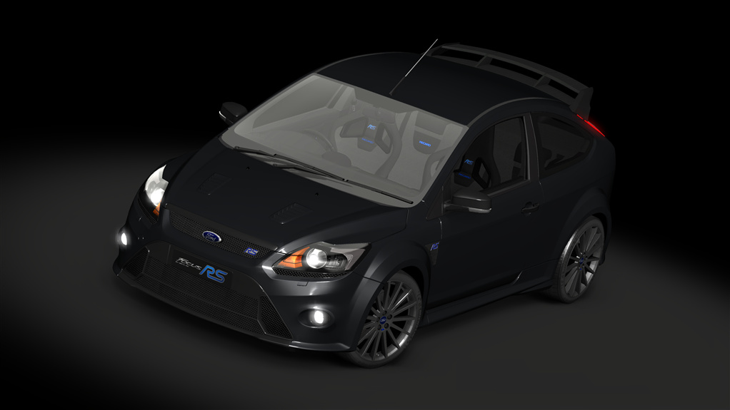 Ford Focus RS MK2, skin 09_Black_matt
