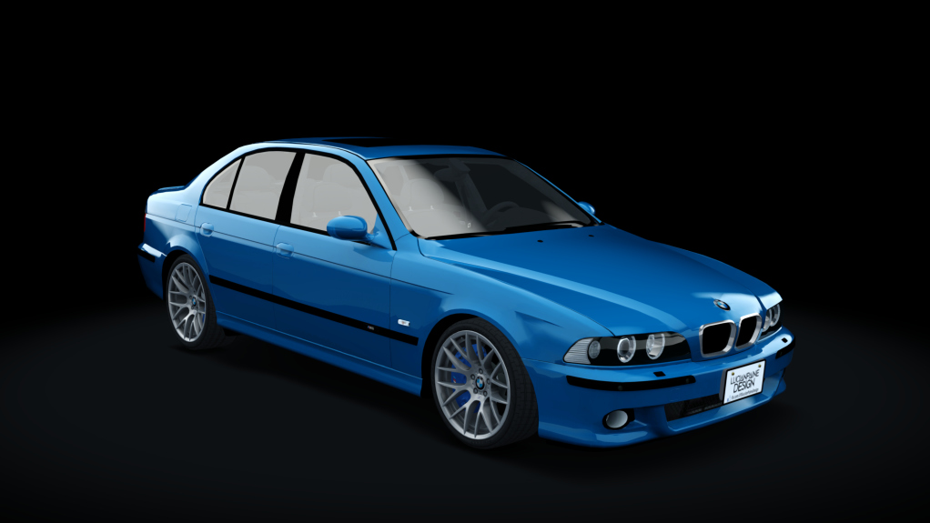 BMW E39 M5 Updated, skin Bright Blue