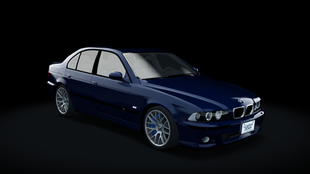 BMW E39 M5 Updated, skin Dark Blue