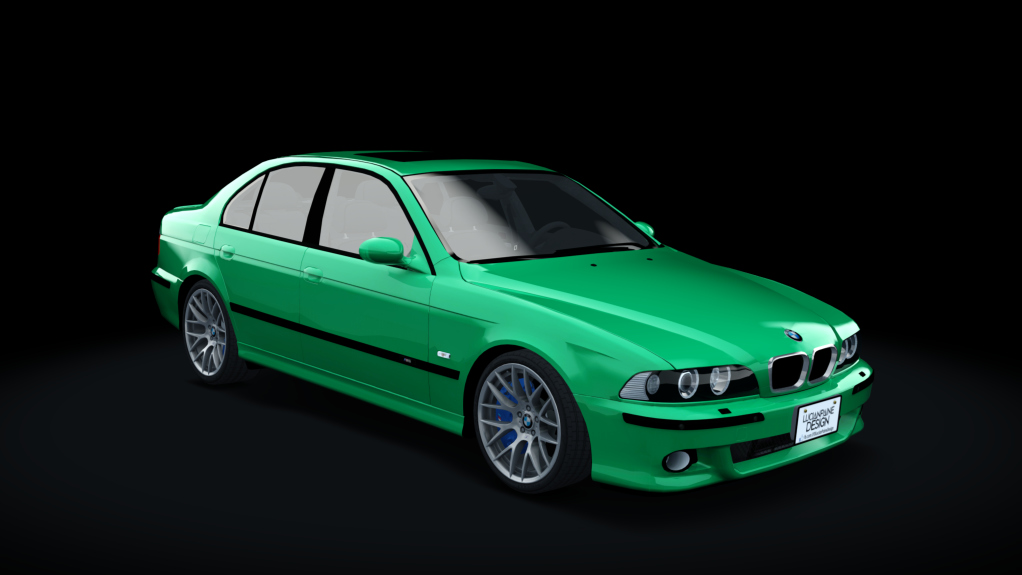 BMW E39 M5 Updated, skin Satin Green