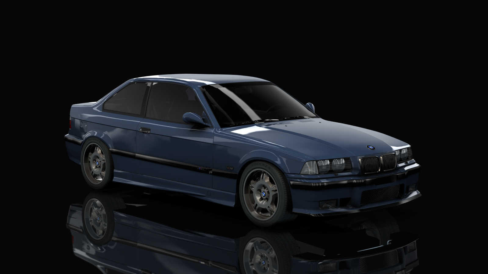 BMW M3 E36, skin aegean_blue_metallic