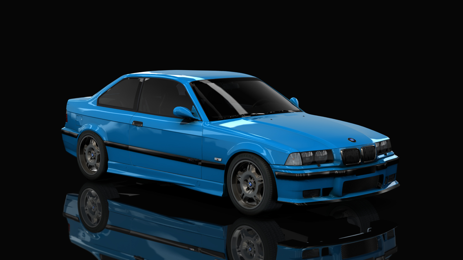 BMW M3 E36, skin avus_blue_metallic