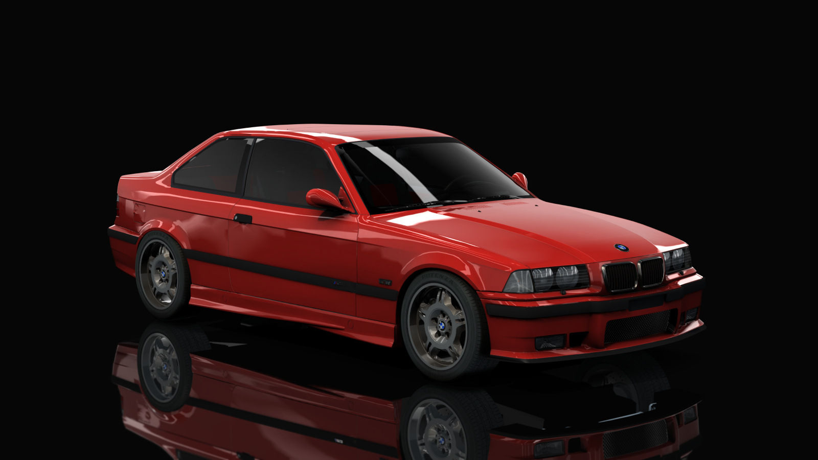 BMW M3 E36, skin bright_red