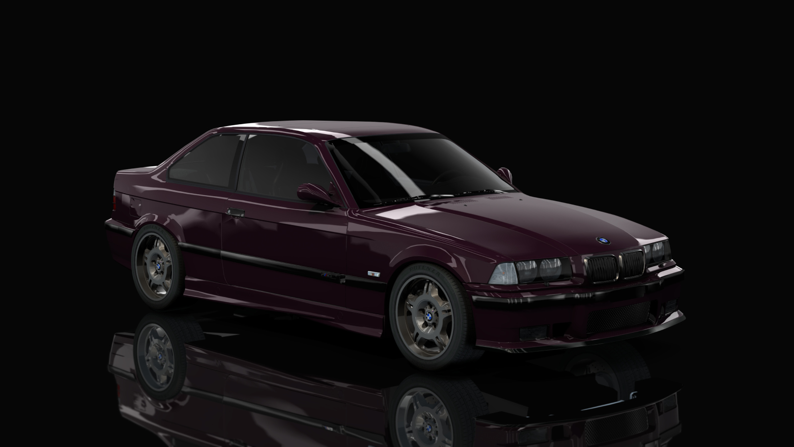 BMW M3 E36, skin techno_violet_metallic