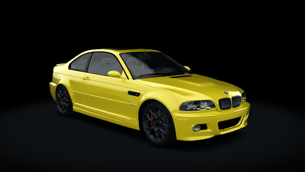 BMW M3 E46 GT, skin phoenix_yellow