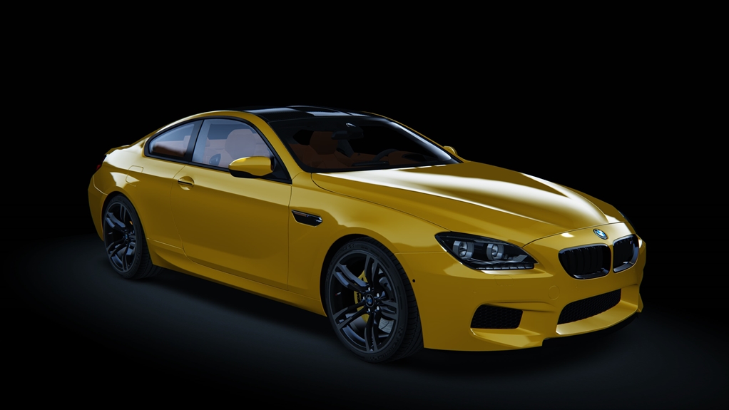 BMW M6 Akrapovic, skin Blizzard_Yellow