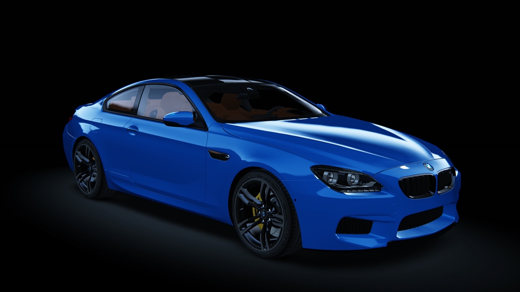 BMW M6 Akrapovic, skin Blue