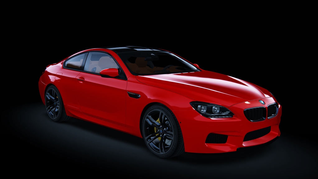 BMW M6 Akrapovic, skin Hot_Red