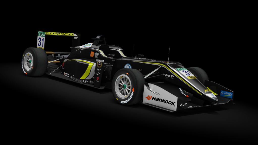 Dallara F317, skin F3_EU_Norris