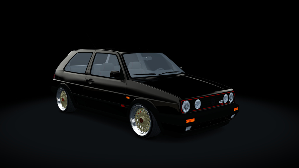 Volkswagen Golf II GTI 16V, skin Black