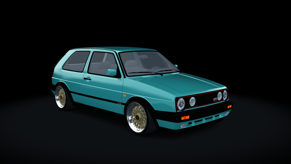 Volkswagen Golf II GTI 16V, skin Montanna_Metallic