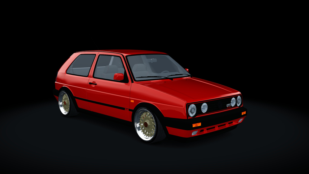 Volkswagen Golf II GTI 16V, skin Tornado_Red