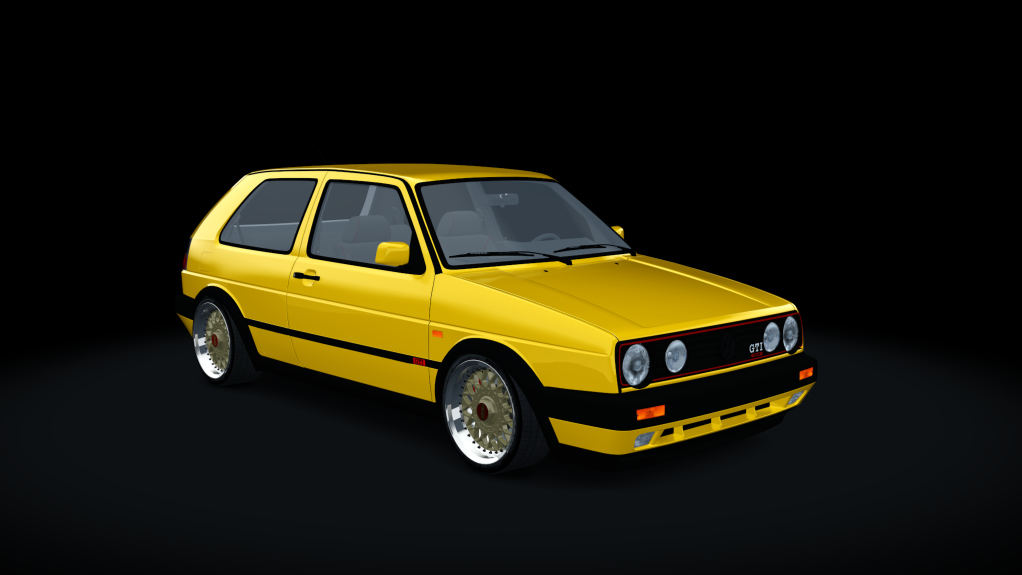 Volkswagen Golf II GTI 16V, skin Yellow