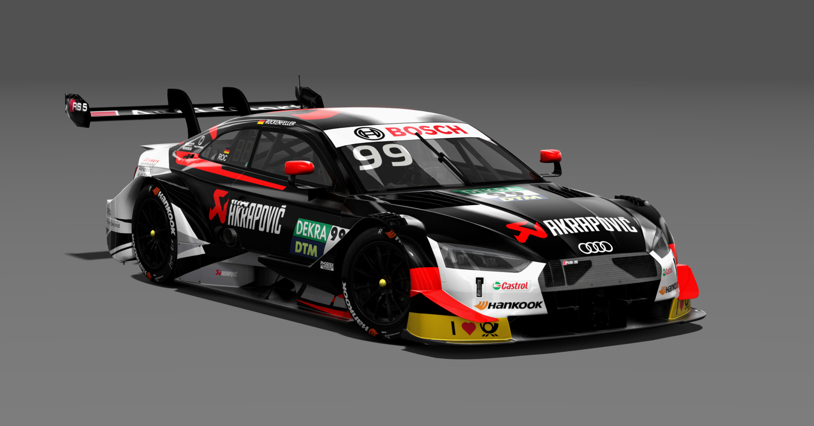 DRF AUDI RS5 DTM 2019, skin Rockenfeller_99