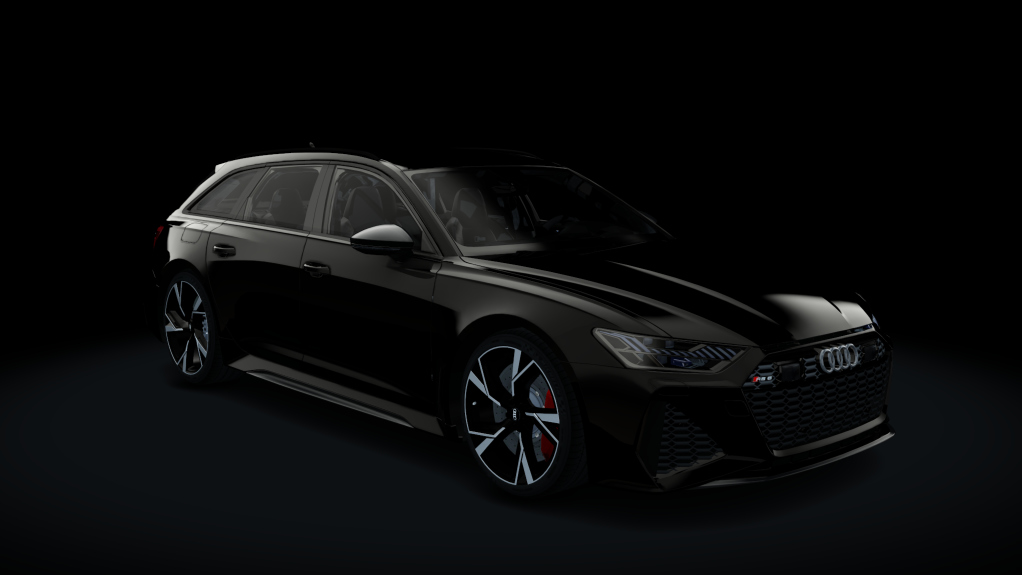 Audi RS6 2021 v2, skin 06_jet_black_metallic