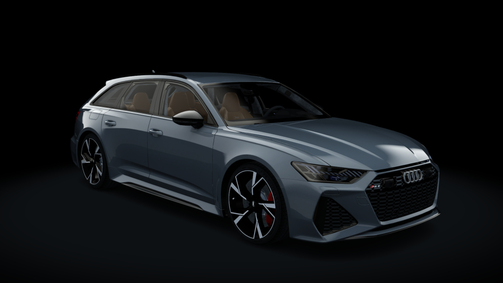 Audi RS6 2021 v2, skin agate_grey_metalic