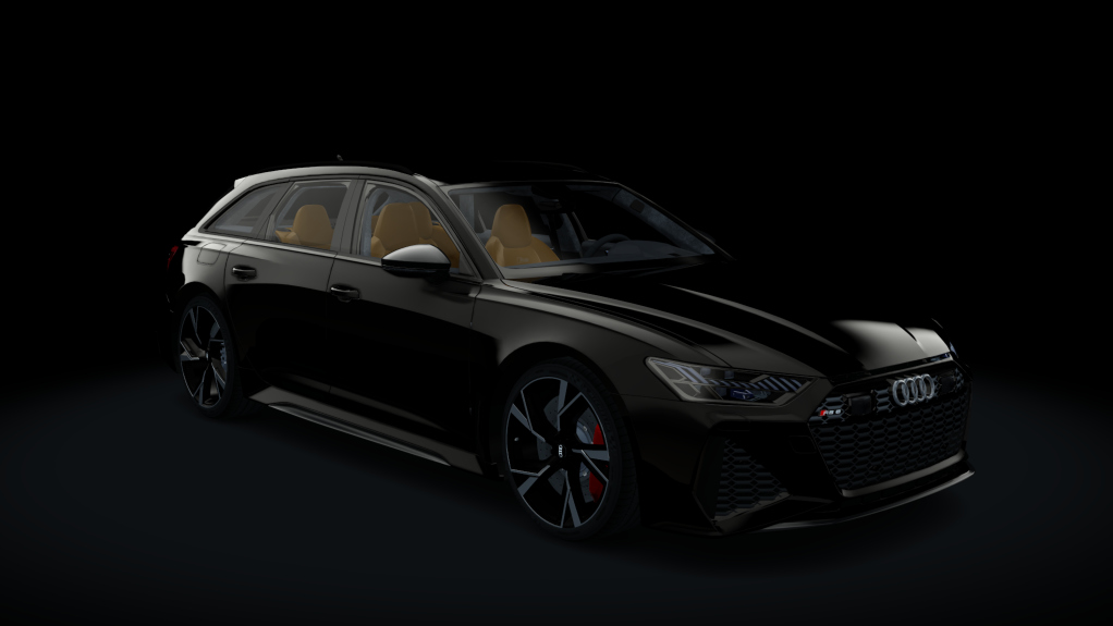 Audi RS6 2021 v2, skin black