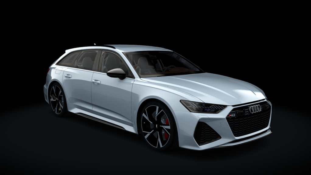 Audi RS6 2021 v2, skin carrara_white_metalic